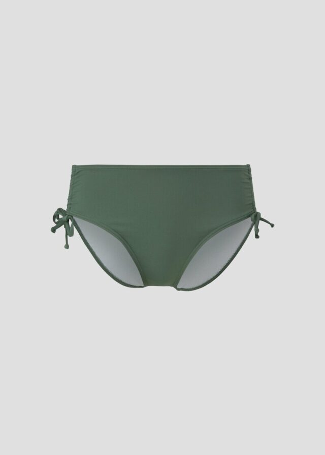 Bikinihose mit Raffung