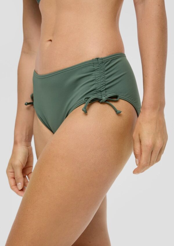 Bikinihose mit Raffung