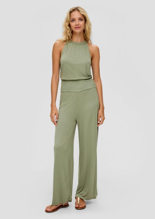 Jumpsuit aus fließendem Viskosejersey