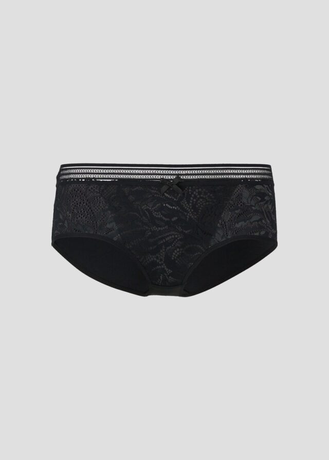 Panty mit Mesh-Einsätzen