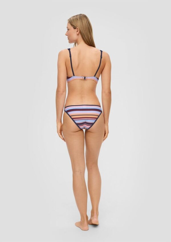 Bügel-Bikini-Top mit Streifen