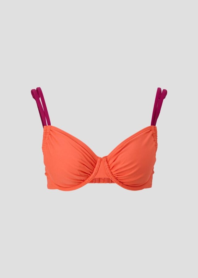 Bügel-Bikini-Top mit Colour-Blocking
