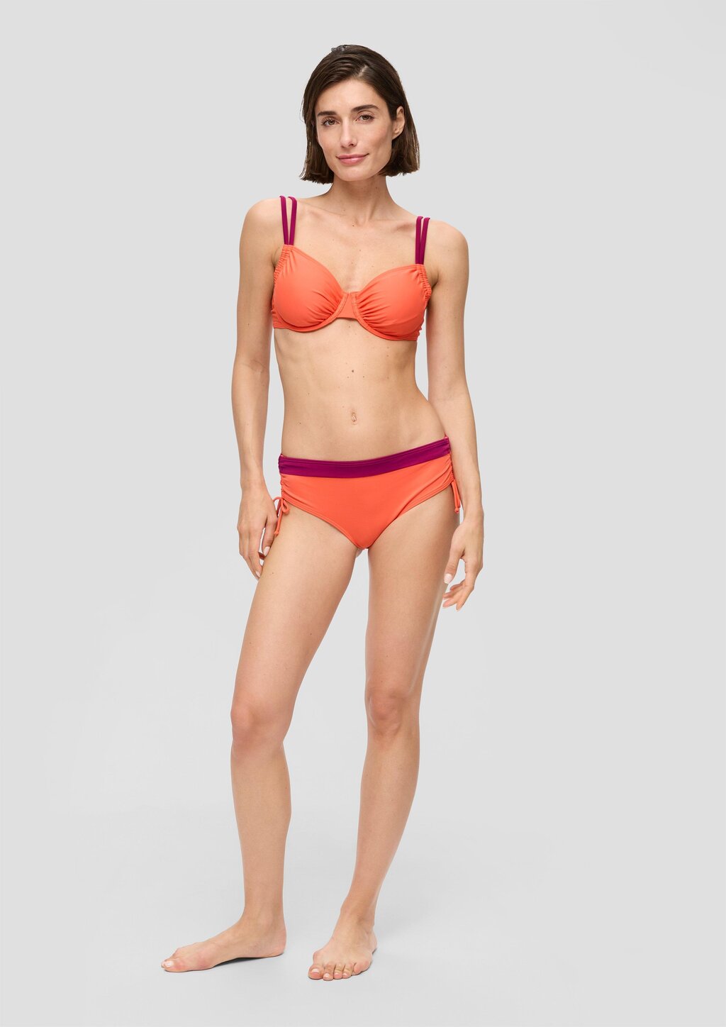 Bügel-Bikini-Top mit Colour-Blocking