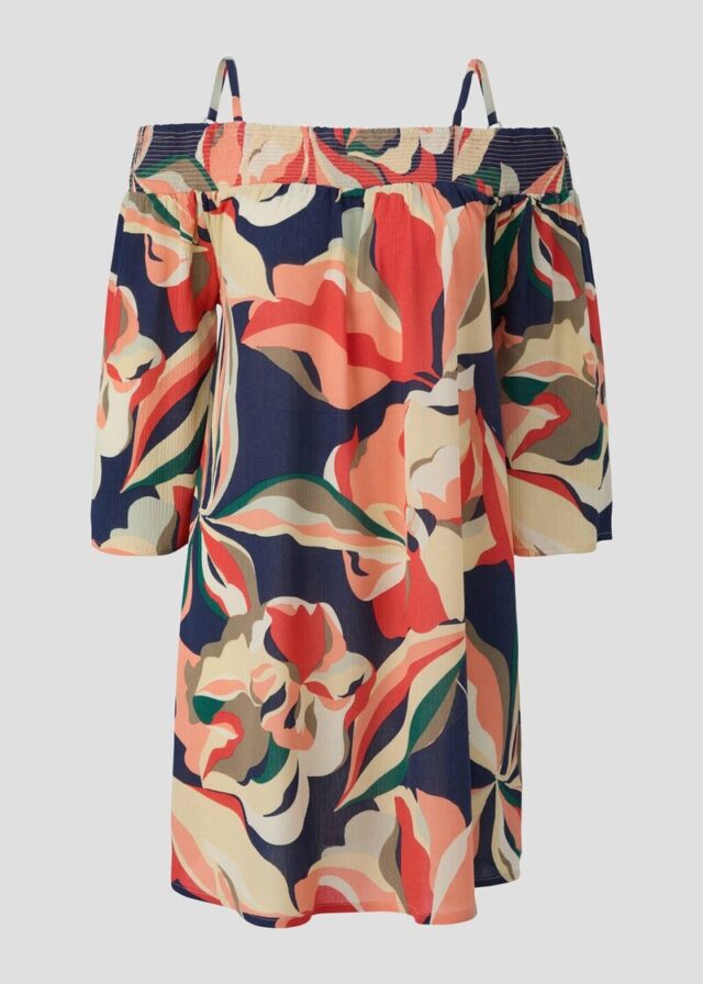 Strandkleid mit All-over-Muster