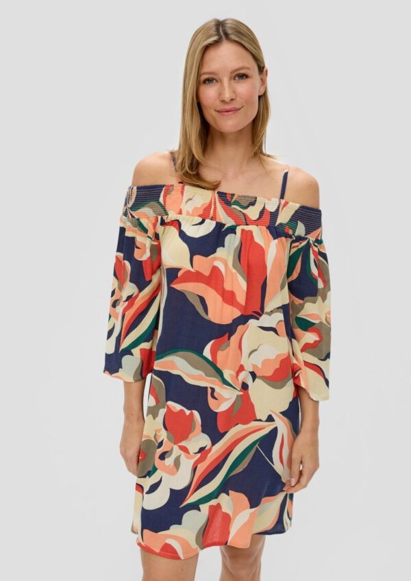 Strandkleid mit All-over-Muster