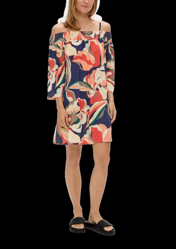 Strandkleid mit All-over-Muster