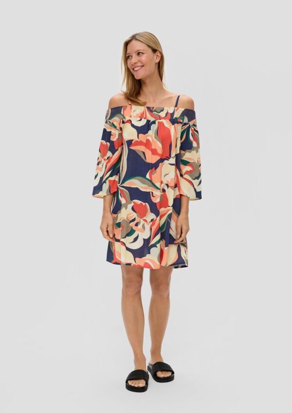 Strandkleid mit All-over-Muster