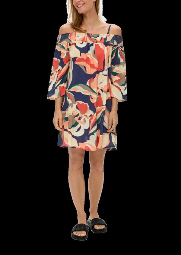 Strandkleid mit All-over-Muster