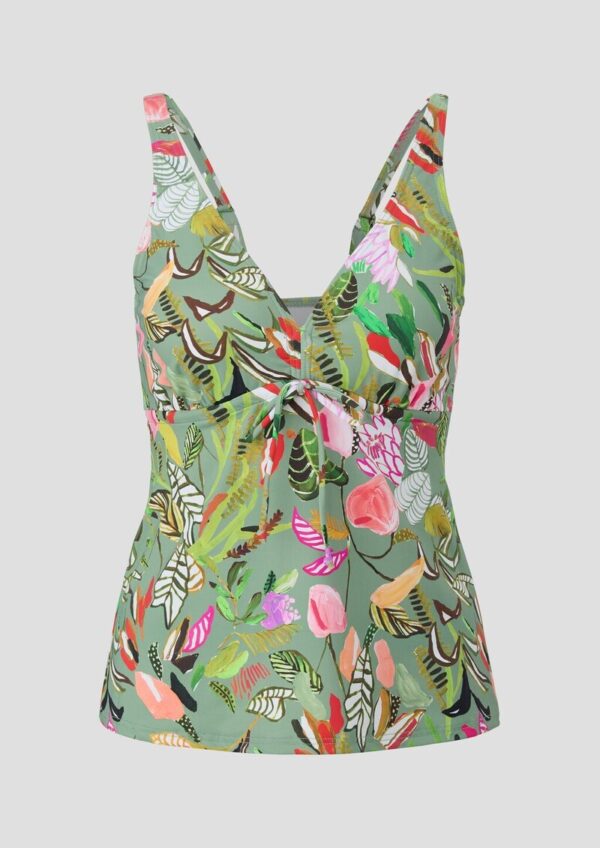 Floral gemustertes Tankini-Oberteil