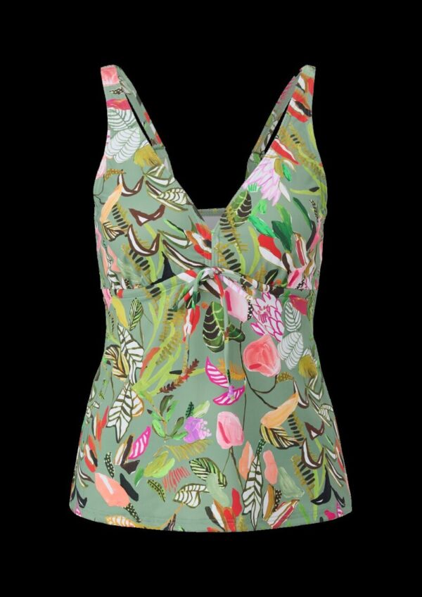 Floral gemustertes Tankini-Oberteil