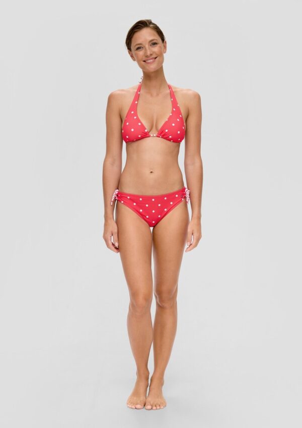 Triangel-Bikinitop mit Polka Dots