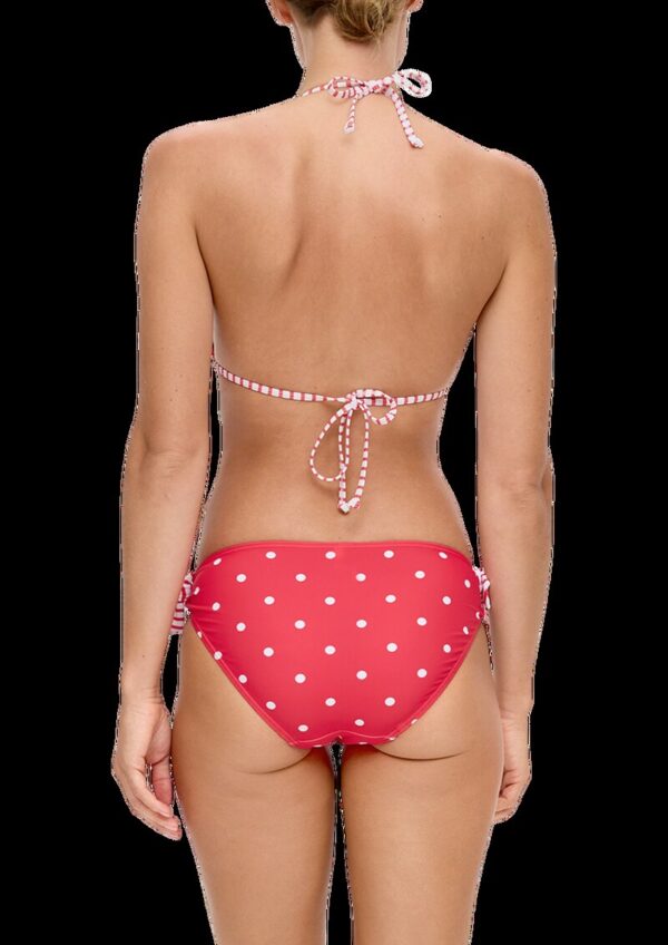 Triangel-Bikinitop mit Polka Dots
