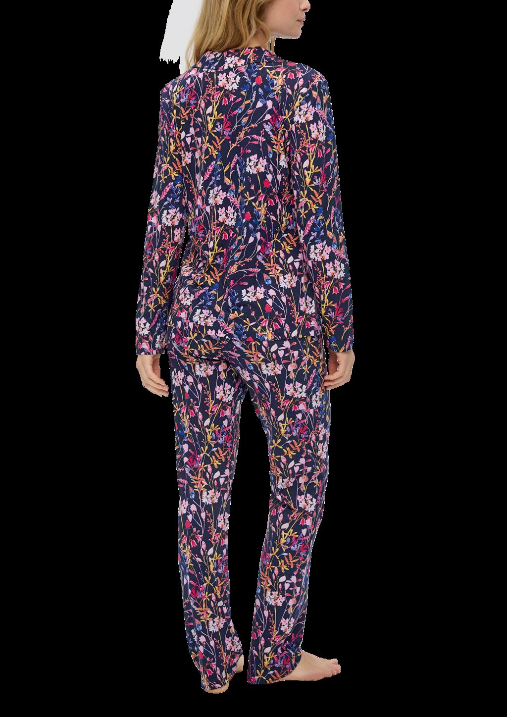Langes Pyjama-Set mit All-over-Print