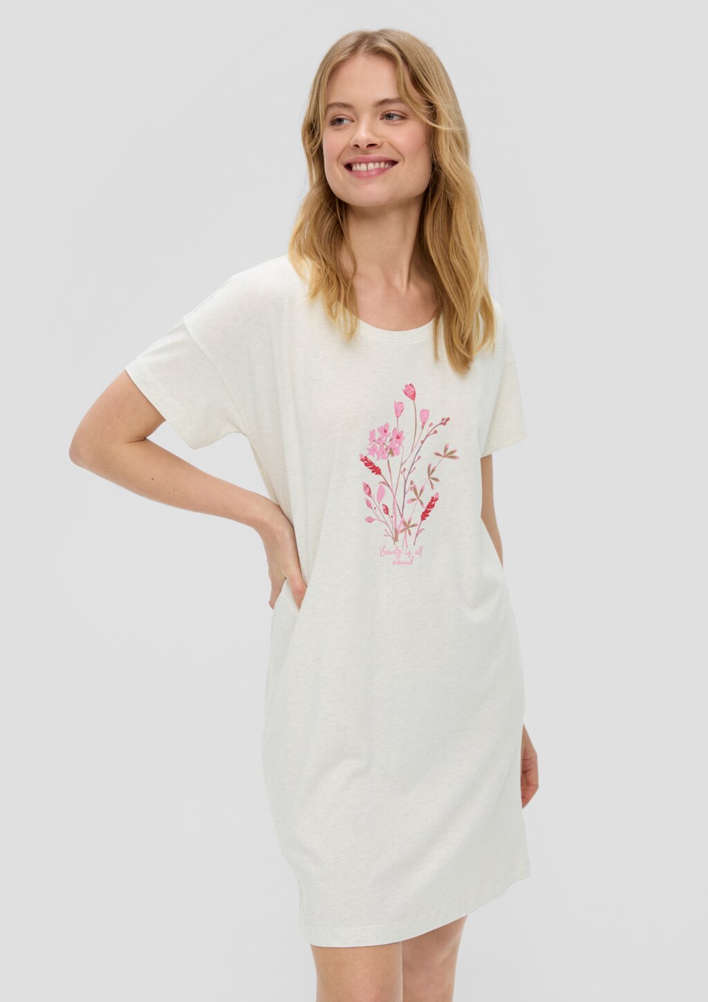 Nachthemd mit Frontprint