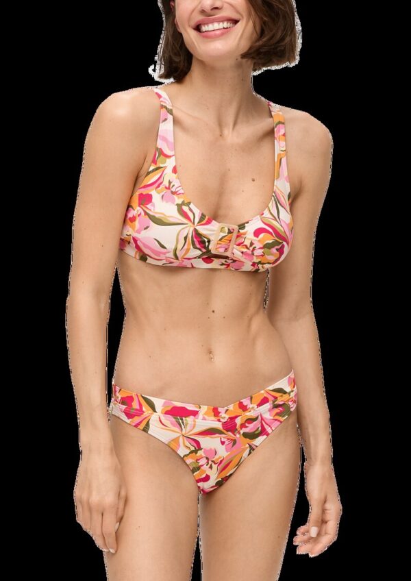 Triangel-Bikini-Top mit Ringdetail
