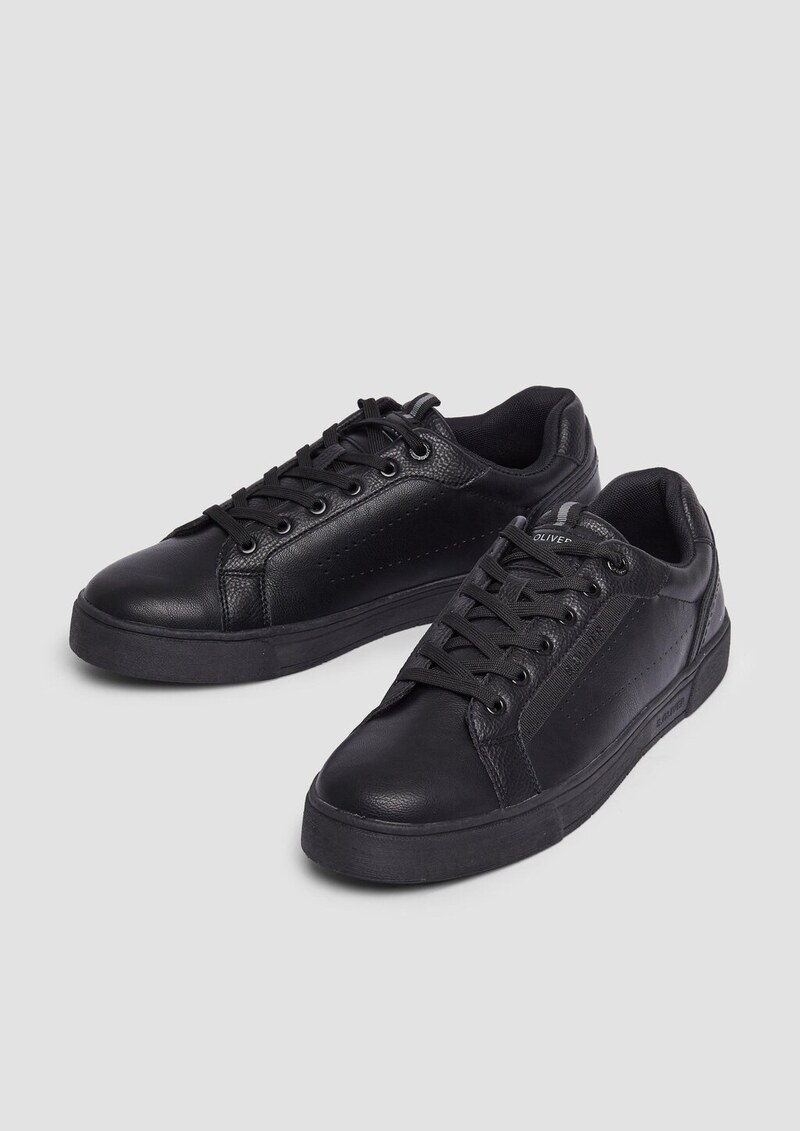 Sneaker in Leder-Optik