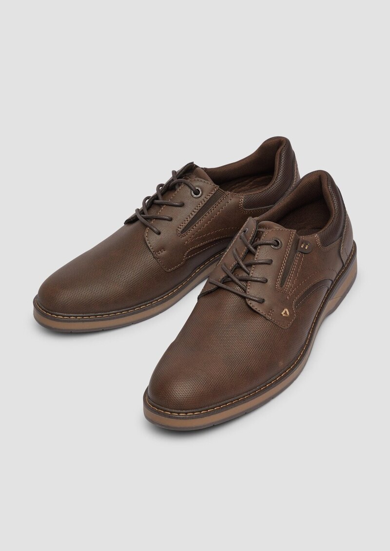 Schnürer in Wildleder-Optik