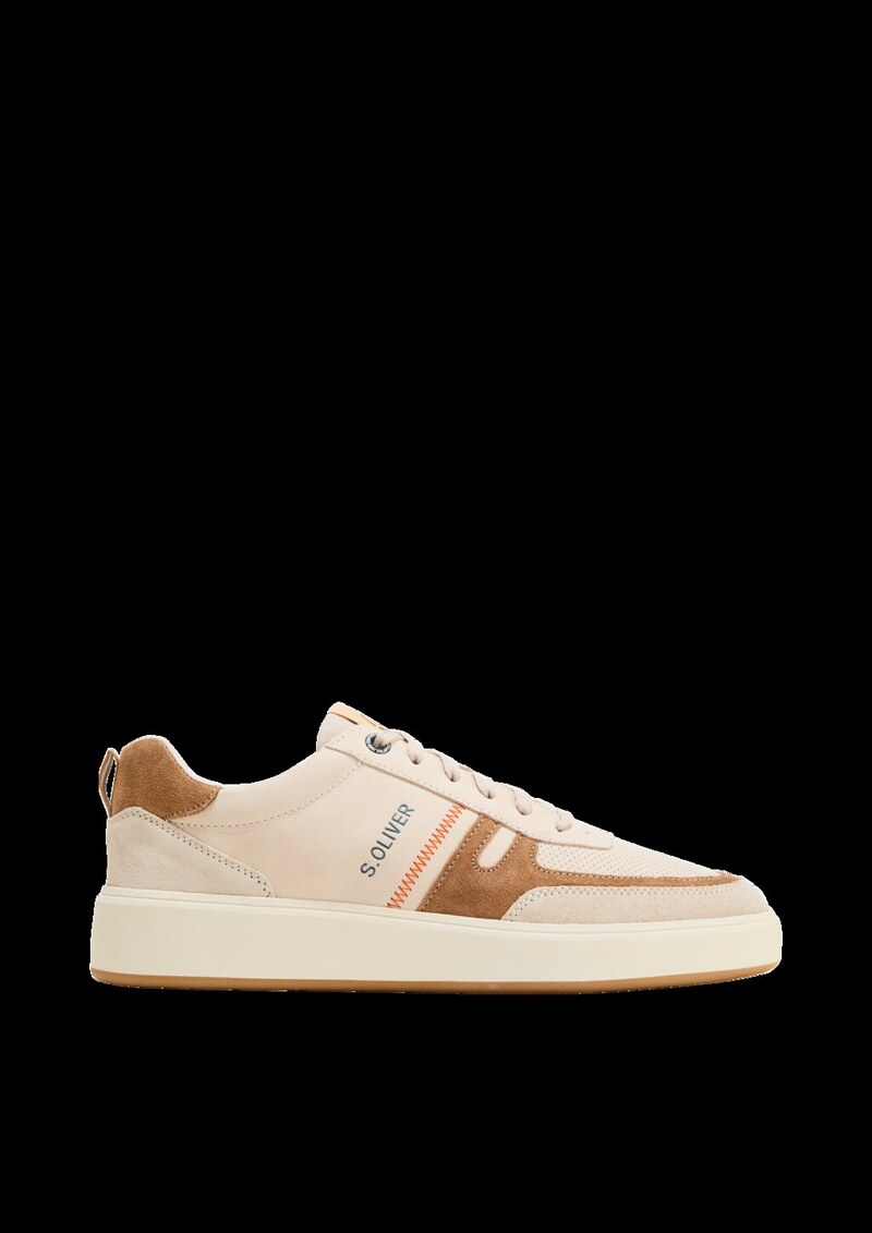 Sneaker aus Leder mit Logo-Detail