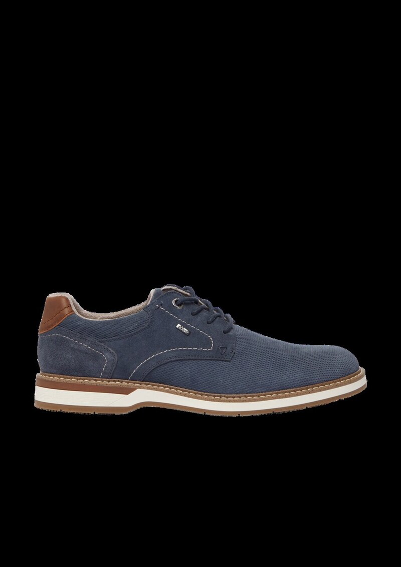 Velours-Halbschuh im sportiven Look