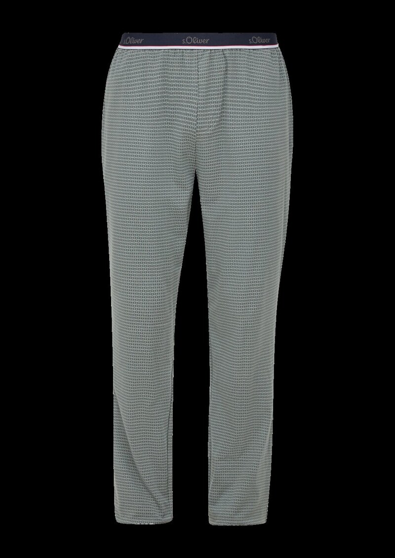 Lange Pyjamahose mit All-over-Print
