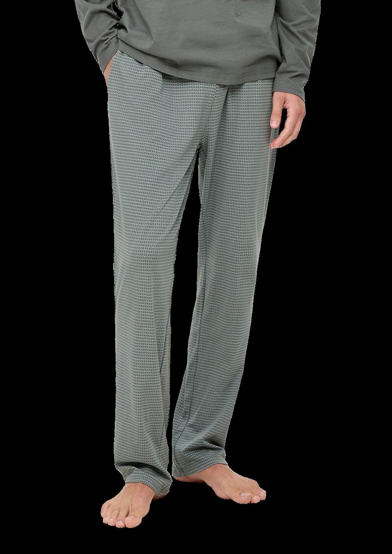 Lange Pyjamahose mit All-over-Print