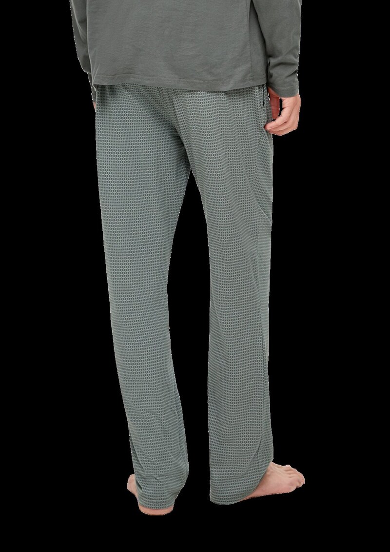 Lange Pyjamahose mit All-over-Print