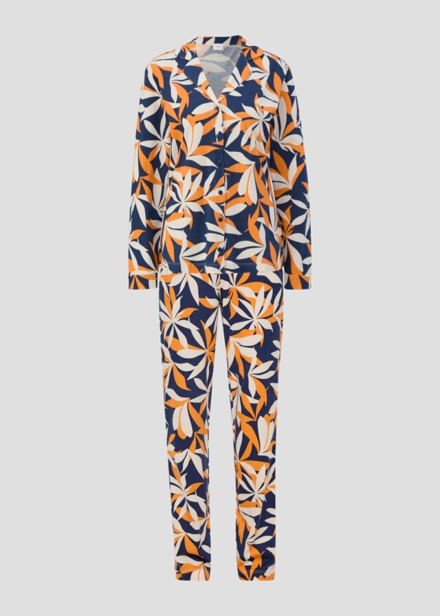 Gemustertes Pyjama-Set