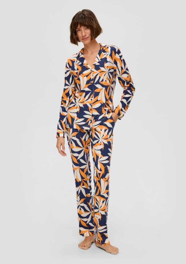 Gemustertes Pyjama-Set