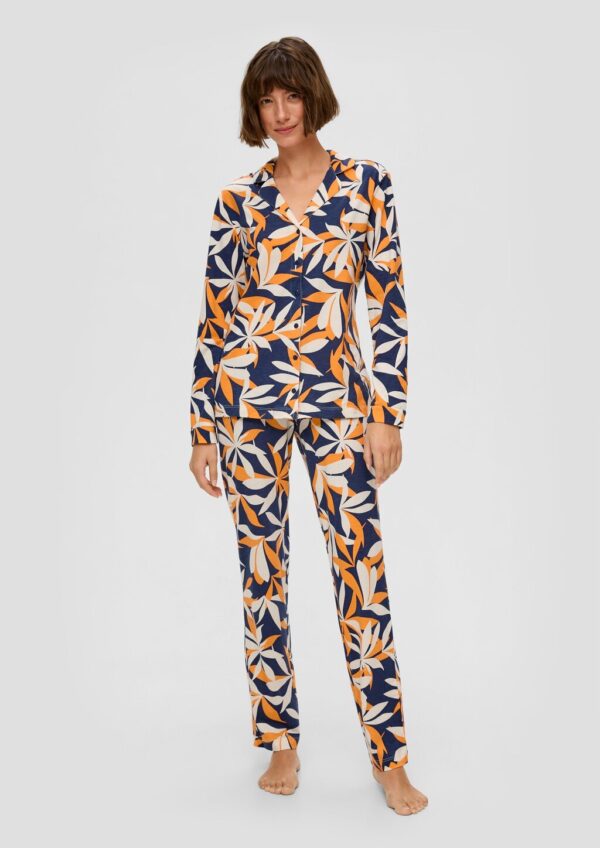 Gemustertes Pyjama-Set