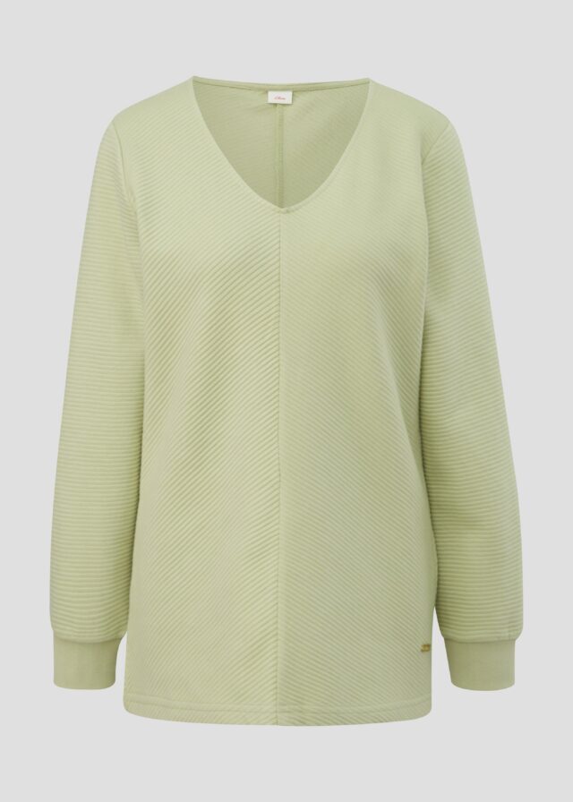 Pyjama-Sweatshirt aus reiner Baumwolle