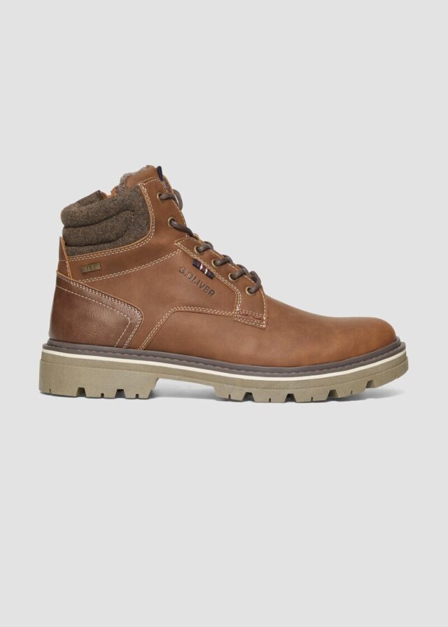 Stiefel in Leder-Optik