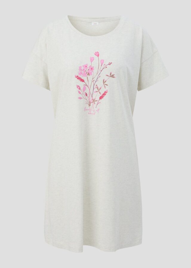 Nachthemd mit Frontprint