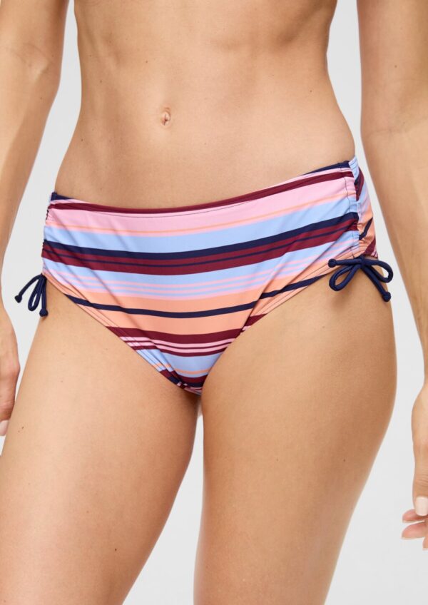 Bikinihose mit Raffung