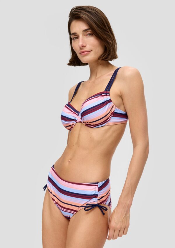 Bikinihose mit Raffung