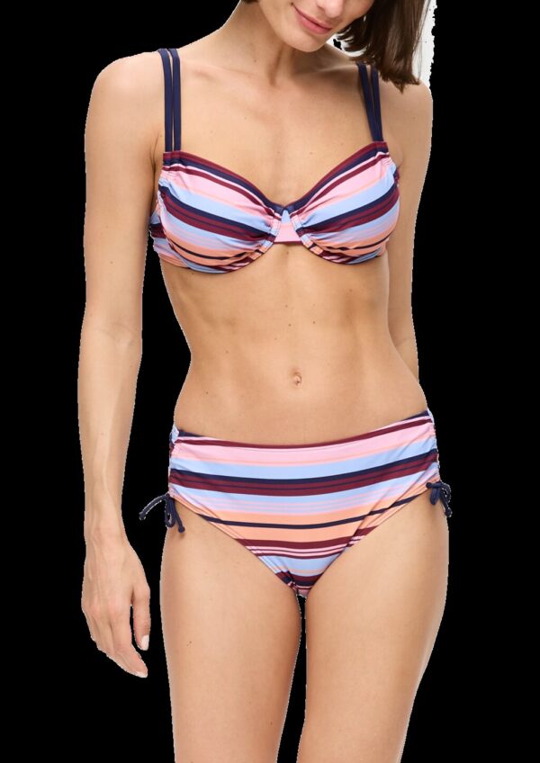 Bikinihose mit Raffung