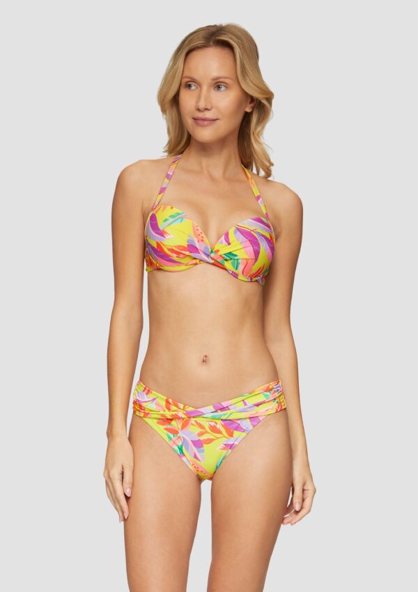 Push-Up Bikinitop mit Blumendesign