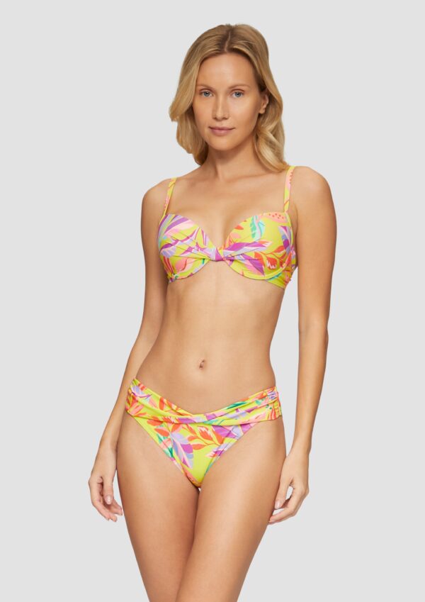 Bügel-Bikinitop mit Blumendesign