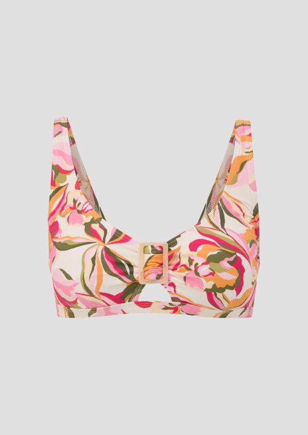 Triangel-Bikini-Top mit Ringdetail