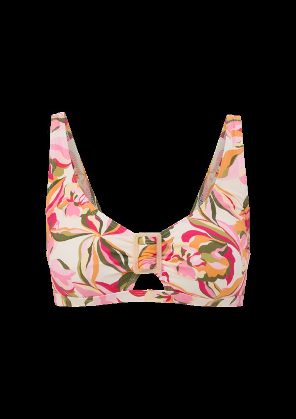 Triangel-Bikini-Top mit Ringdetail