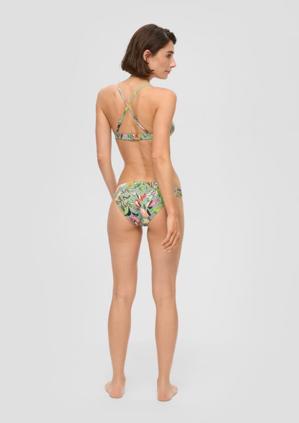 Bikinihose mit Blumenmuster