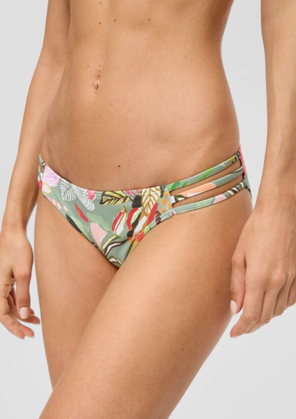 Bikinihose mit Blumenmuster
