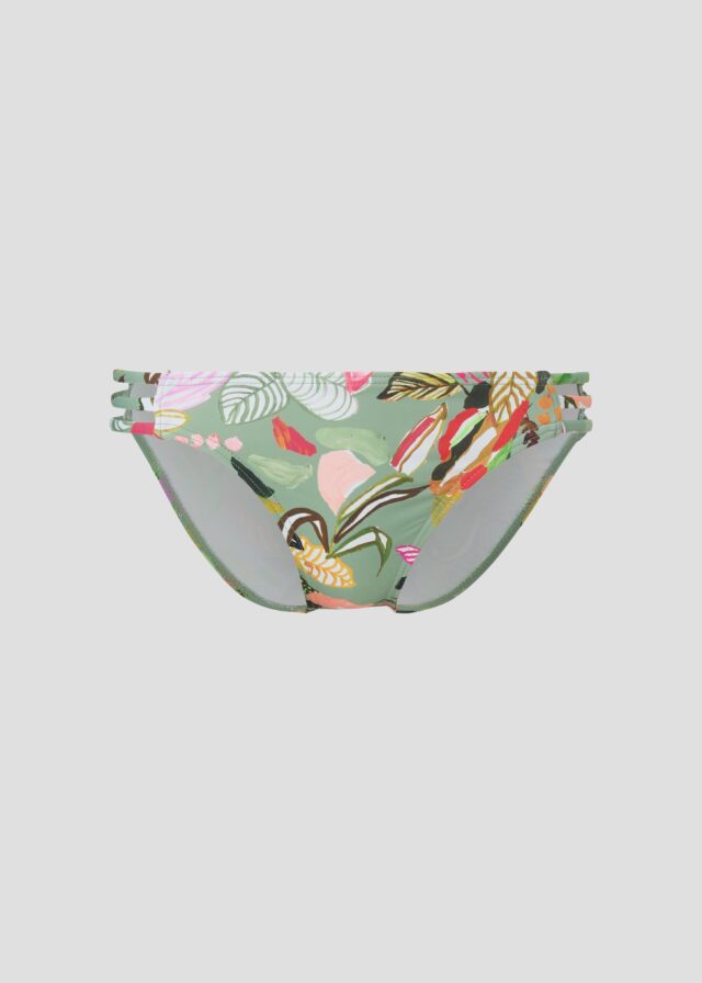 Bikinihose mit Blumenmuster