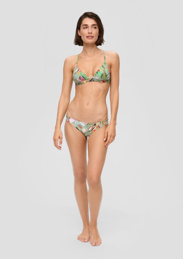Bikinihose mit Blumenmuster