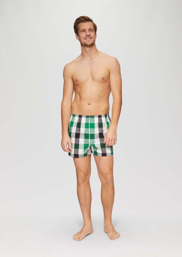2er-Pack Boxershorts mit Karo-Muster