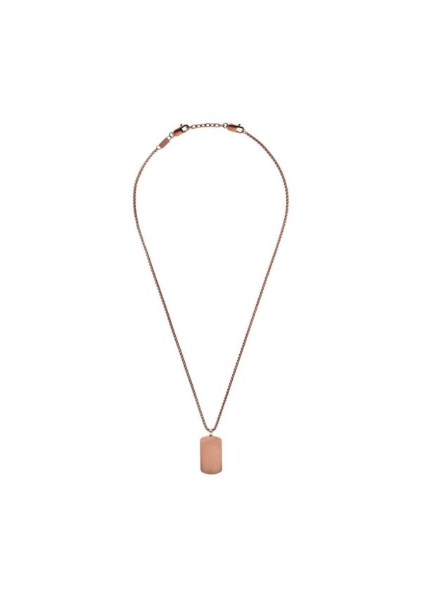 Dog-Tag-Kette in Kupfer