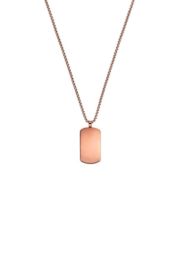 Dog-Tag-Kette in Kupfer