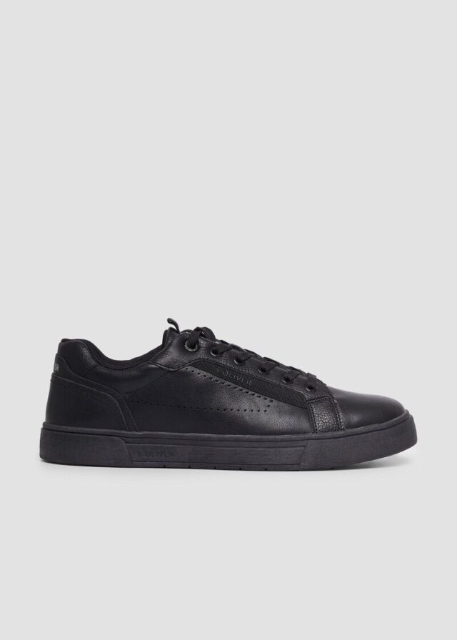 Sneaker in Leder-Optik
