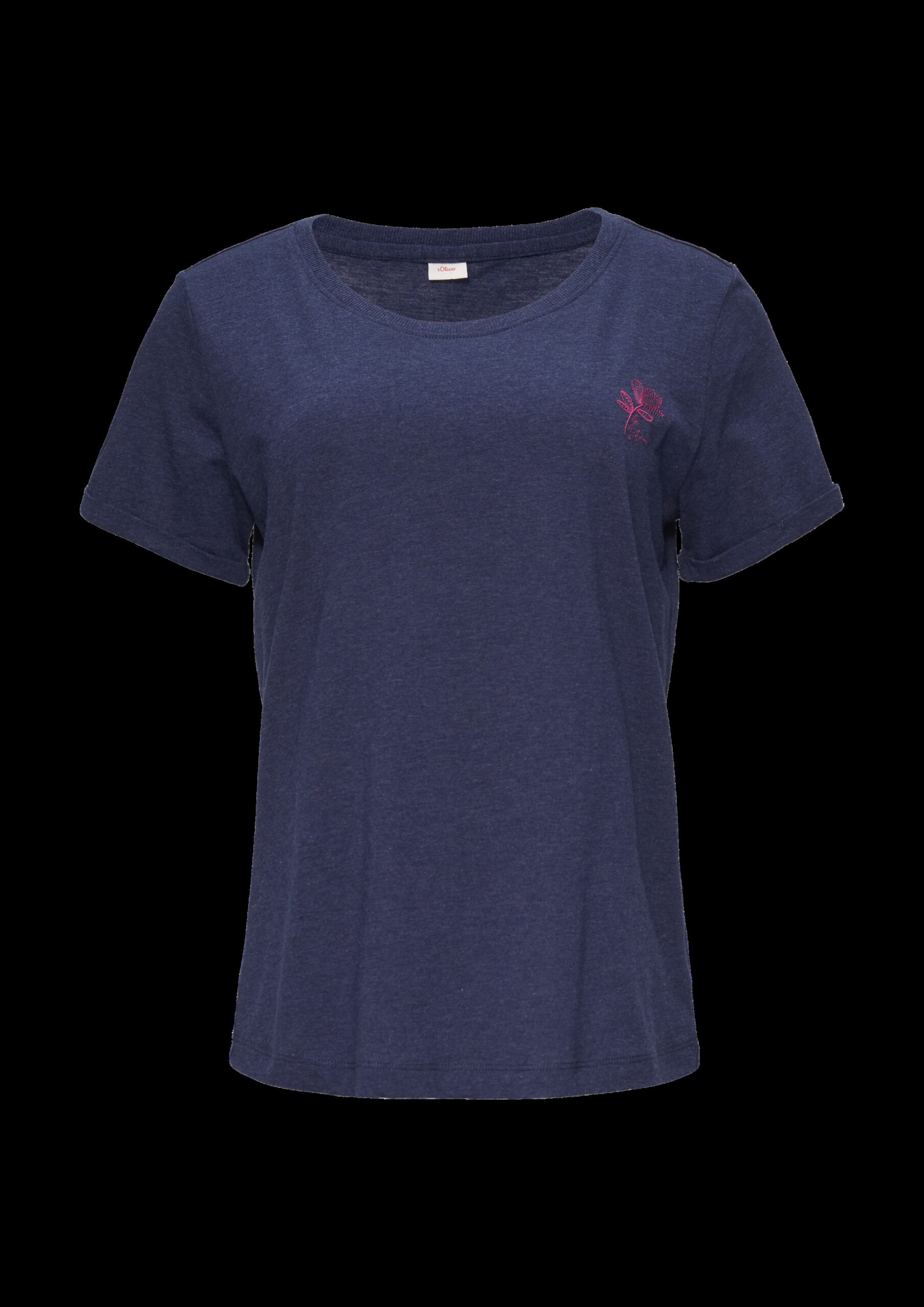 Pyjamashirt mit Blumendetail