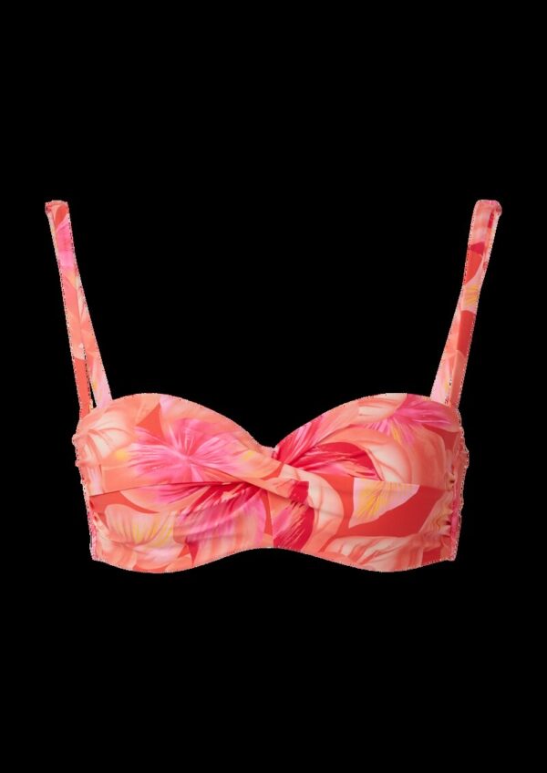 Bandeau-Bikini-Top mit floralem Muster Mix & Match