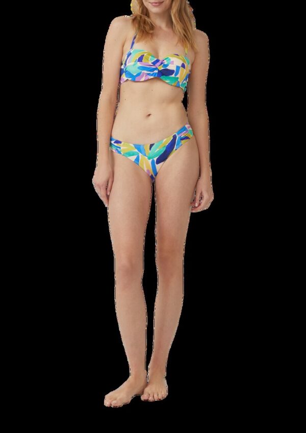 Bandeau-Bikini-Top mit abstraktem Muster Mix & Match